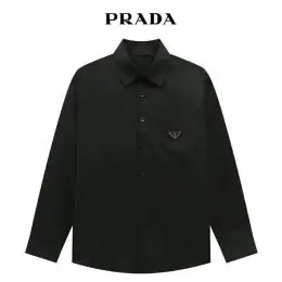 prada chemises manches longues pour homme s_125a224